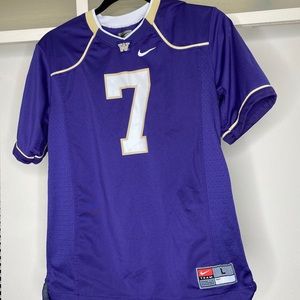 University of Washington kids jersey size L.